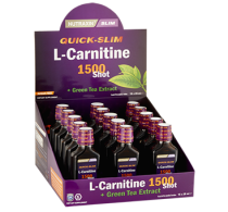 L-Carnitne ,1500mg Shots 15 X 25ml, Nutraxin